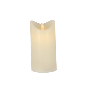 Bougie LED maison quotidienne 7,5x15 cm crème | 4 pièces