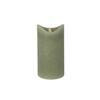 Bougie LED maison quotidienne 7,5x15 cm vert | 4 pièces