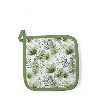 Manique Ambiente feuilles de jungle blanc