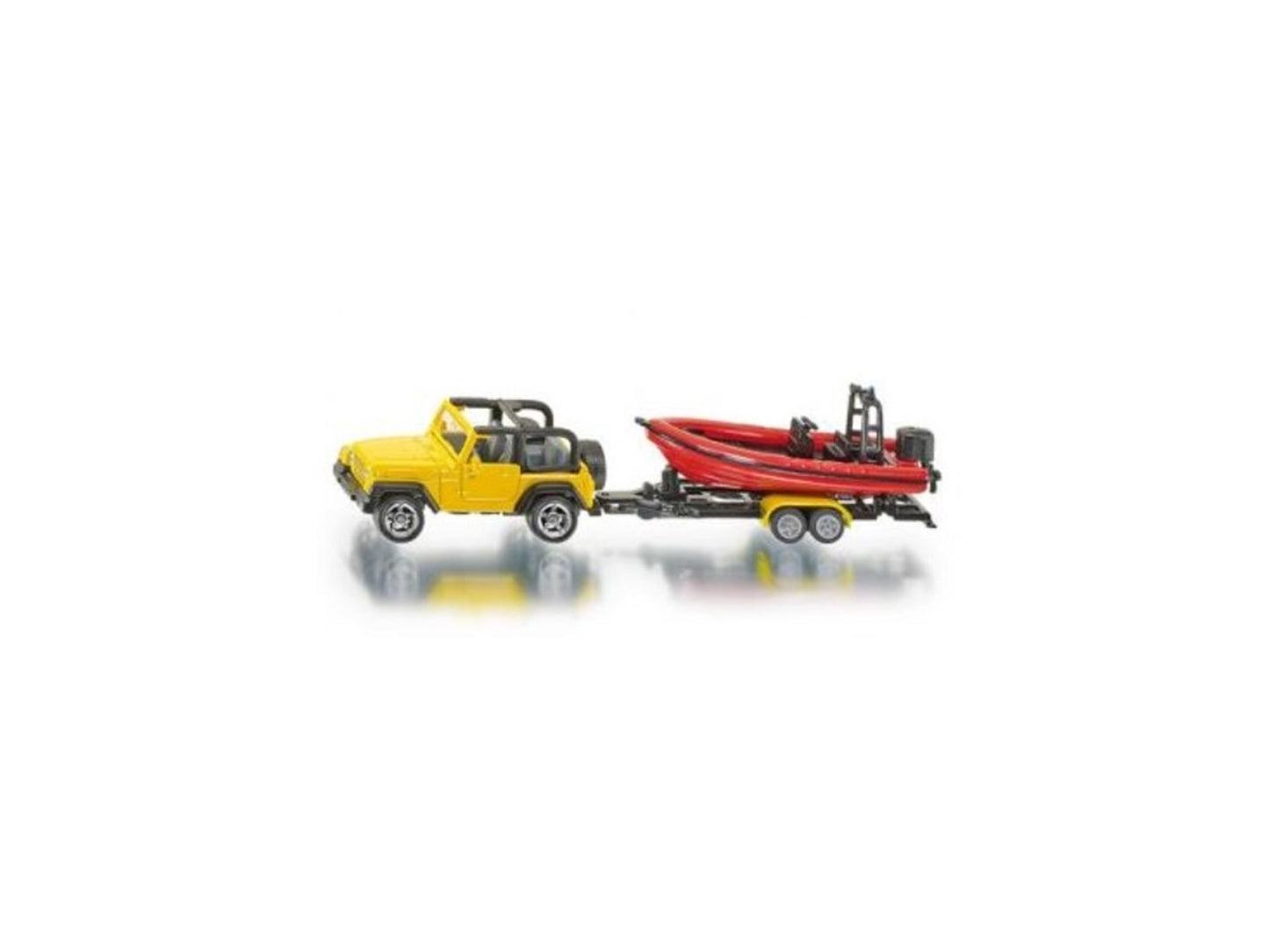 Jeep siku 1658 avec bateau