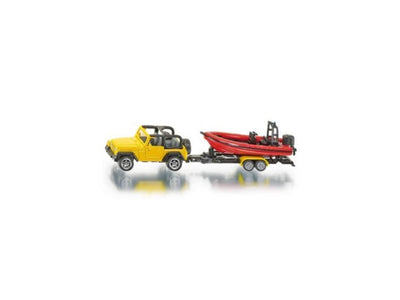 Jeep siku 1658 avec bateau