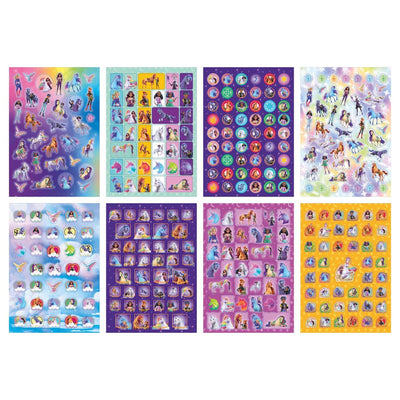 Livre d'autocollants à paillettes licorne Moxy a5