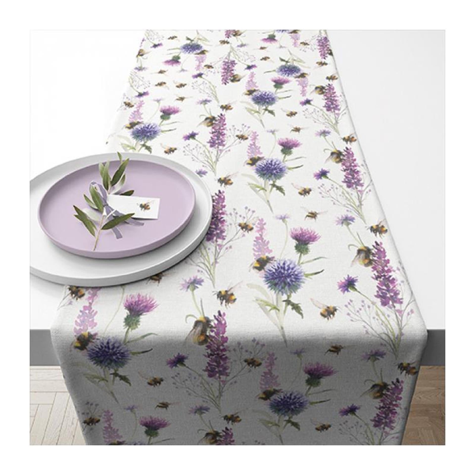 Ambiente chemin de table prairie de bourdons