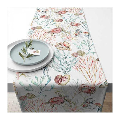 Chemin de table Ambiente 40x150cm animaux marins