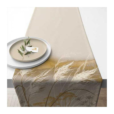 Chemin de table Ambiente agitant l'herbe