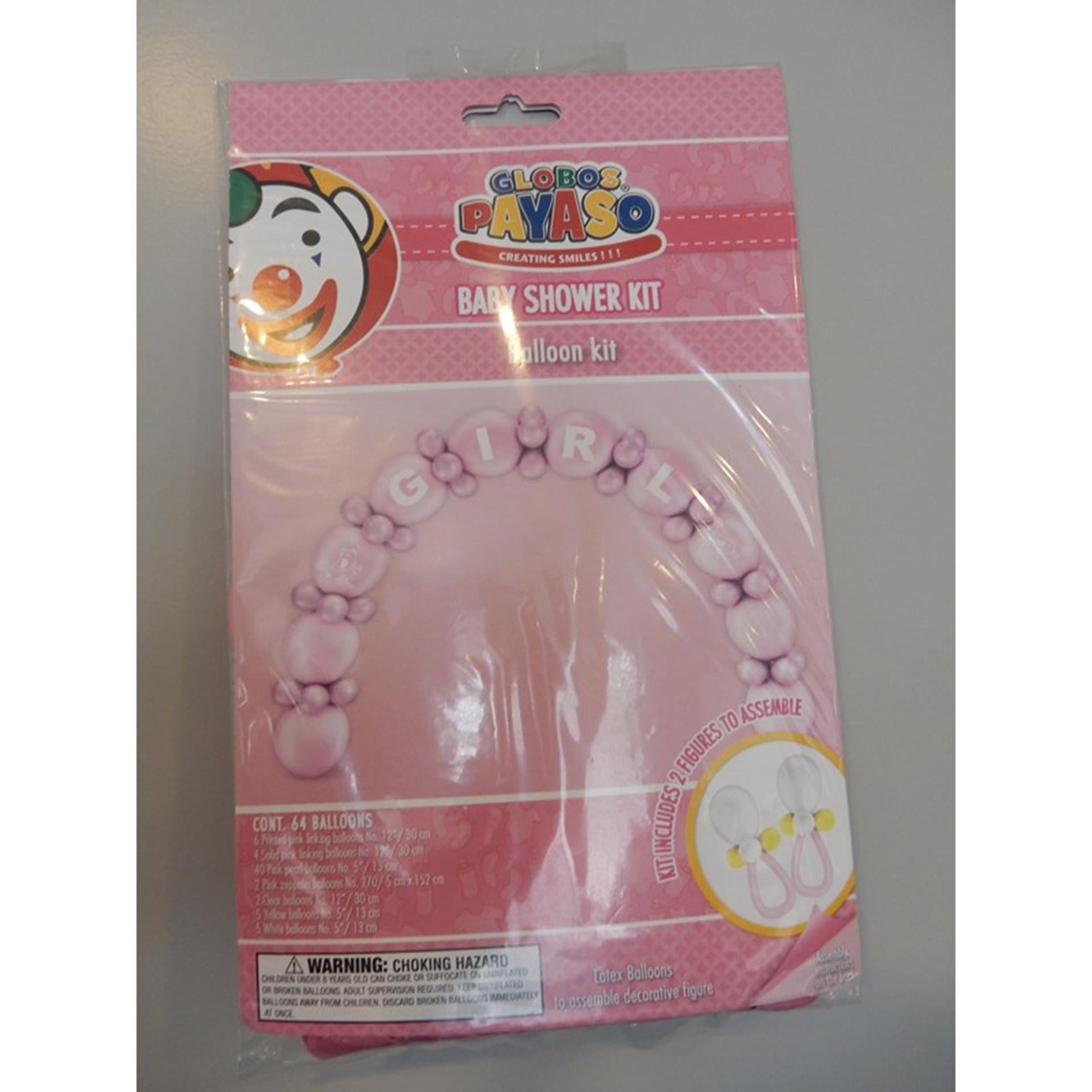 Ensemble guirlande de ballons Globos fille 290cm