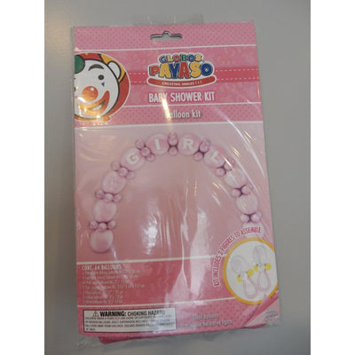 Ensemble guirlande de ballons Globos fille 290cm