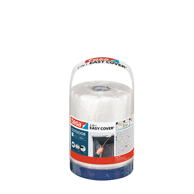 Tesa 1067568 - film de couverture facile pour l'extérieur, l (20 mètres 140 cm) | 2 pièces