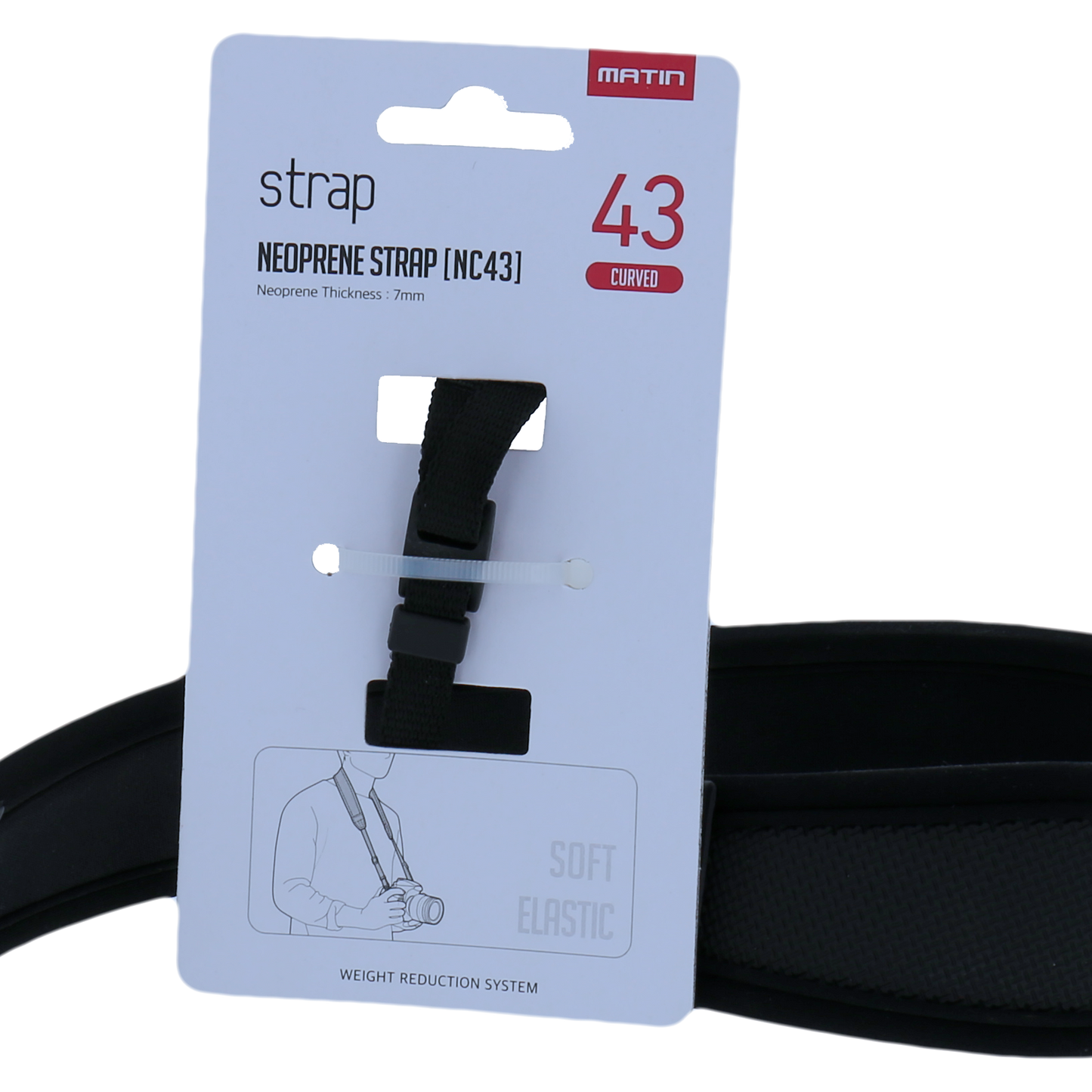 Matin Ceinture de Luxe Ronde Néoprène 43 mm M-6780H