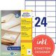 Etiquettes multifonctions avery zweckform lr3475 100x24mm
