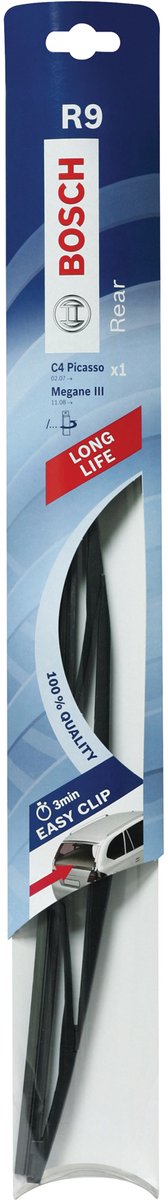 Bosch balai d'essuie-glace r9 350 mm caoutchouc noir