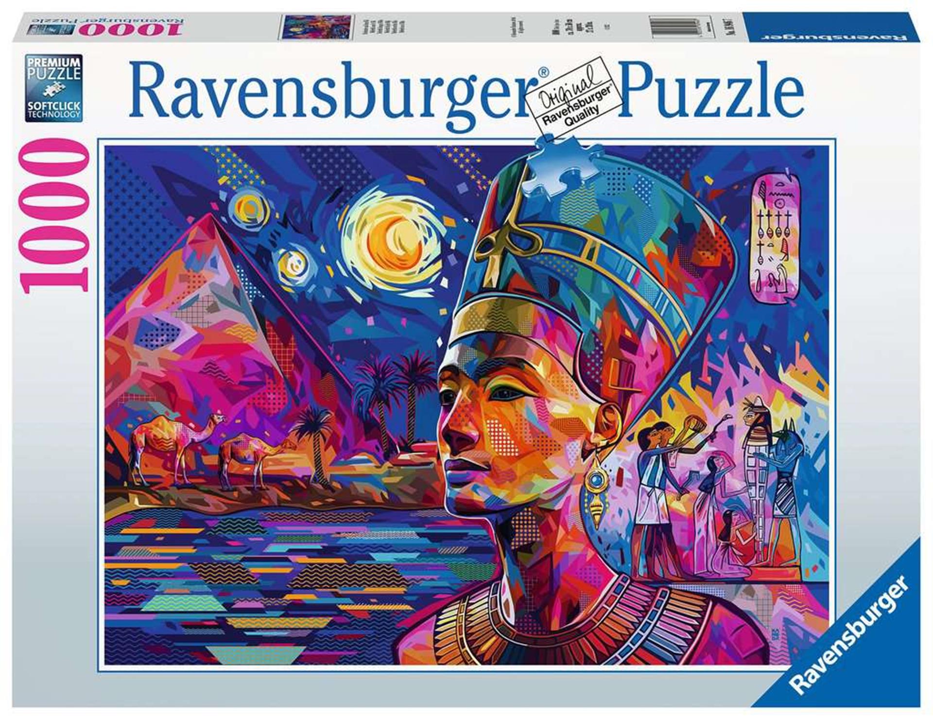 Ravensburger puzzle Néfertiti au Nil 1000pcs