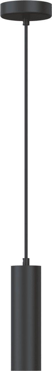 Lampe suspendue Calex - gu10 - 1 lumière - plafonnier - noir mat - salle à manger - cuisine - table à manger - excl. source de lumière