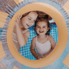 Soleil | Bande de natation blanche jaune xl Ø 105 cm