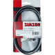 jeu de cables de frein universel 1.70 metres noir