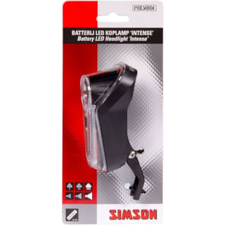 phare Intense batteries noir led