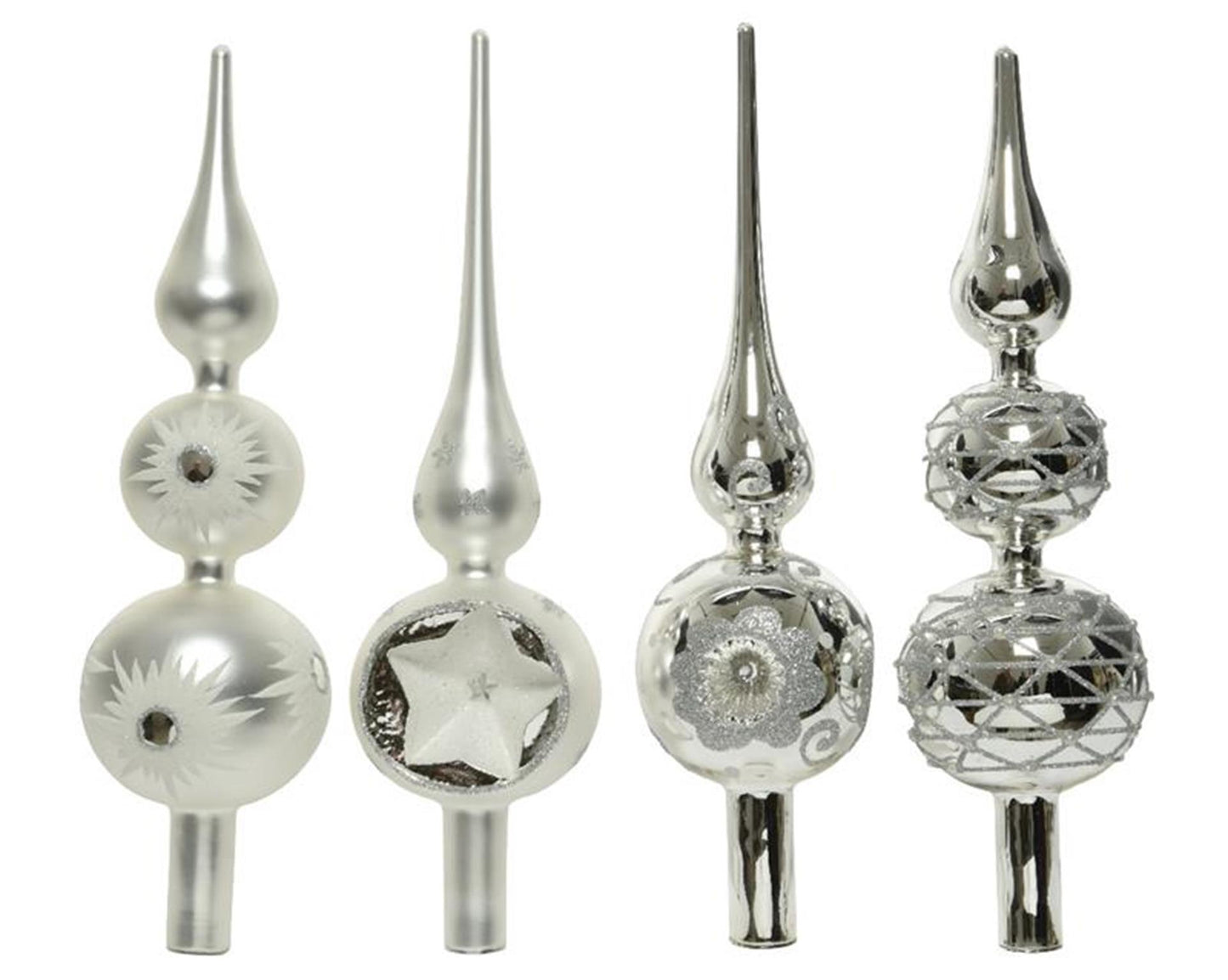 Decoris pic verre argent 31cm