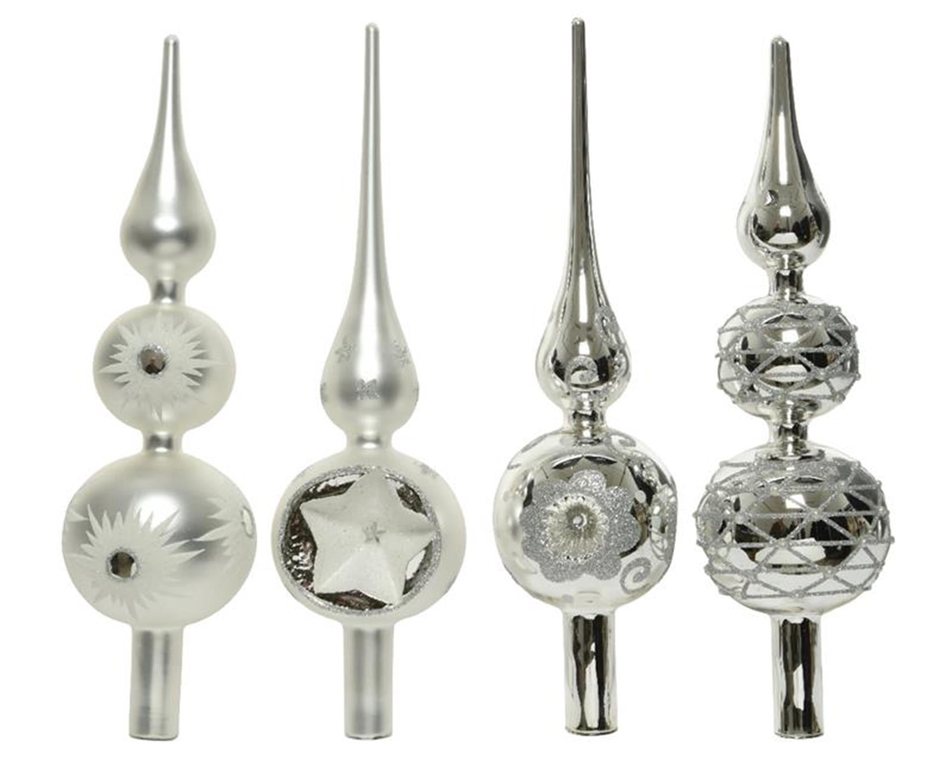 Decoris pic verre argent 31cm