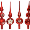 Decoris verre à visière Noël rouge 31cm