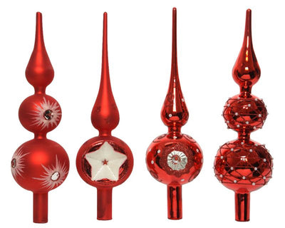 Decoris verre à visière Noël rouge 31cm