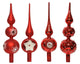 Decoris verre à visière Noël rouge 31cm