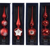 Decoris verre à visière Noël rouge 31cm