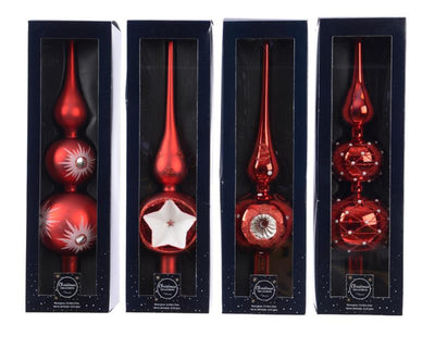 Decoris verre à visière Noël rouge 31cm