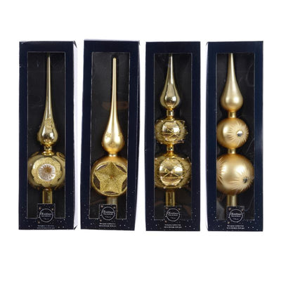 Decoris verre pointu grand ø8x31cm or clair
