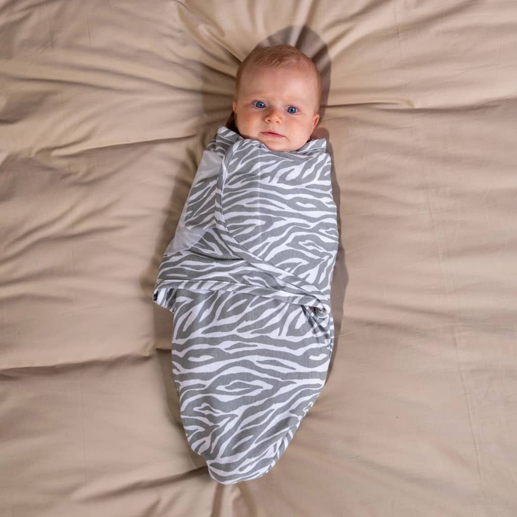 Bo Jungle Bo Emballage Sea Tiger Print S Gris et blanc