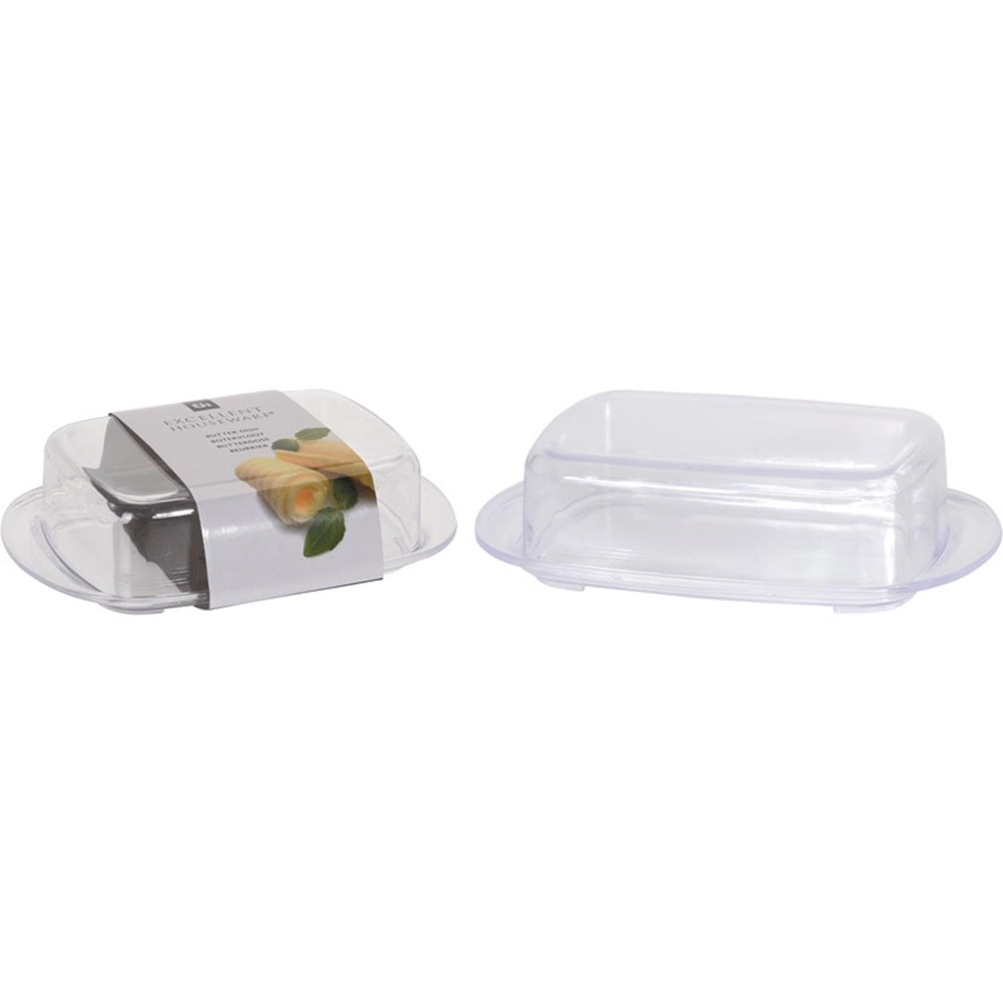 Excellent beurrier d'articles ménagers avec couvercle en plastique