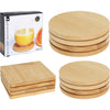 Excellent logement ménage rond Round Coasters de Bamboo 6,5 cm 4 pièces