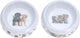 Gamelle à nourriture pour chien ou chat de collection Dogs ø16cm