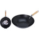 Excellent houseware wok ø30cm antiadhésif noir