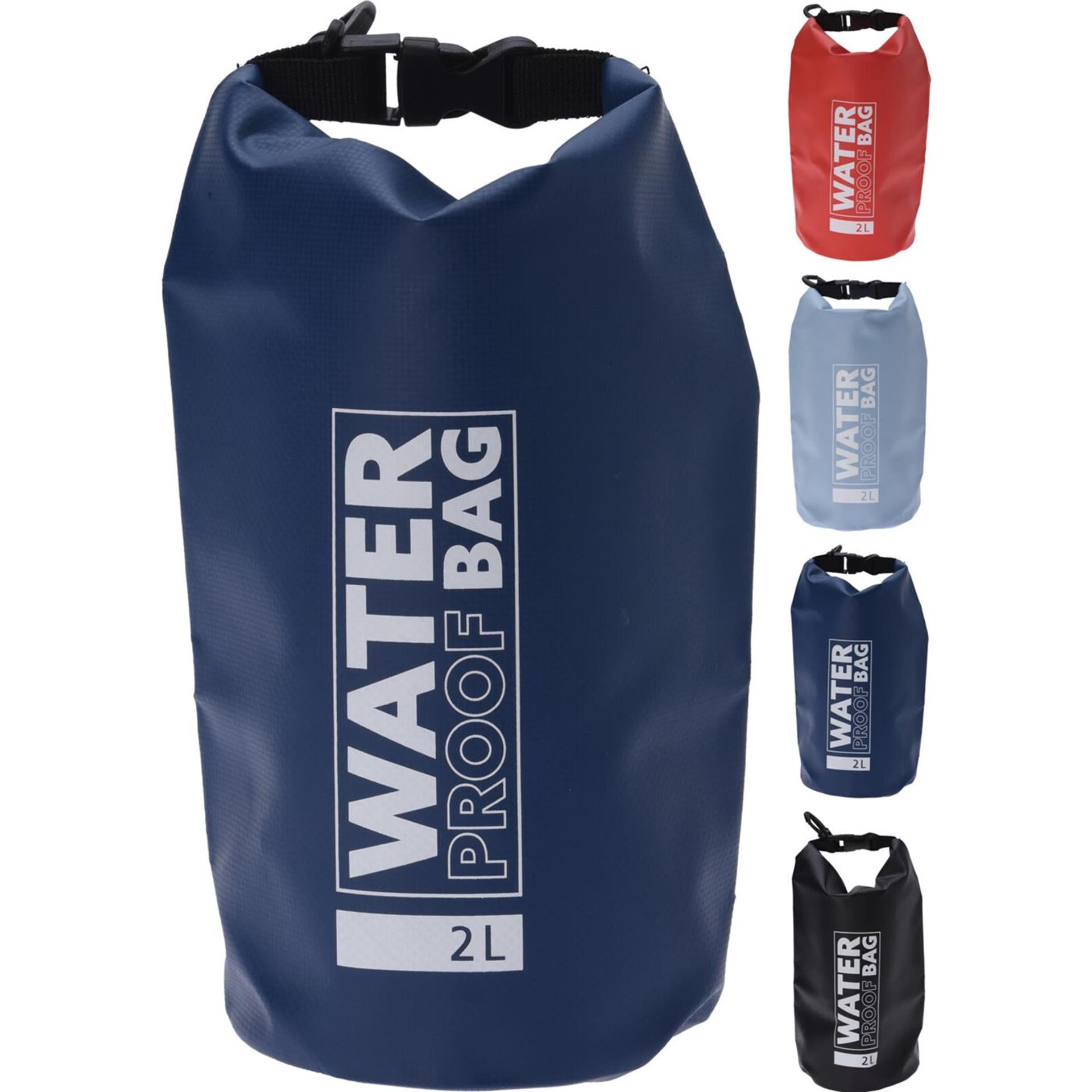 Sac de sport 2l étanche 4 ass. couleur