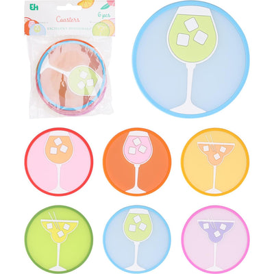 Excellent ensemble de dessous de verre pour articles ménagers de 6 pièces