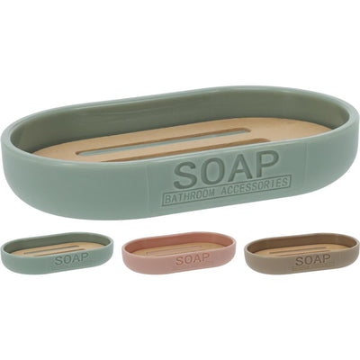 Solutions de salle de bain porte-savon ps 123x78x25mm 3ass