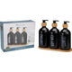 Solutions de salle de bain ensemble de 3 bouteilles 500ml