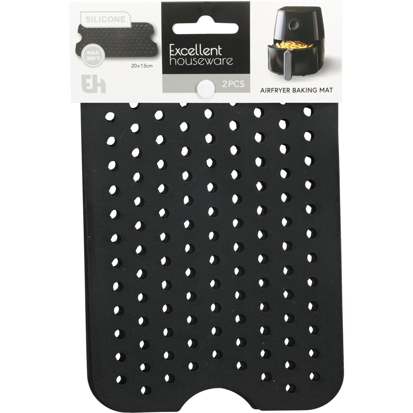 Friteuse à air Z1 silicone mat 21x13cm noir