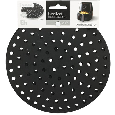 Excellent houseware airfryer silicone mat ø19,4cm noir