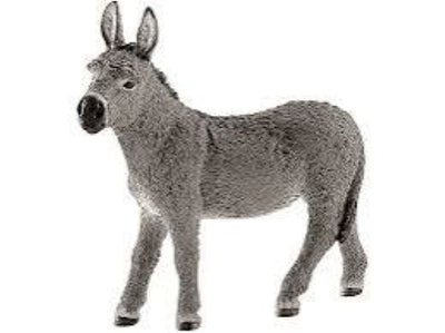L'âne du monde agricole Schleich. 7 cm. 3+