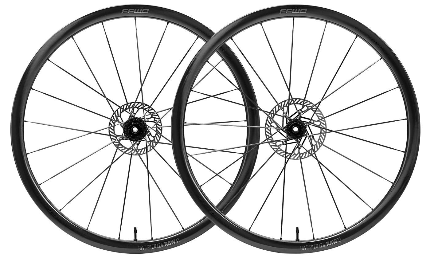 Paire de roues Sram ffwd raw33 ffc 33mm brillant 12mm ta xdr
