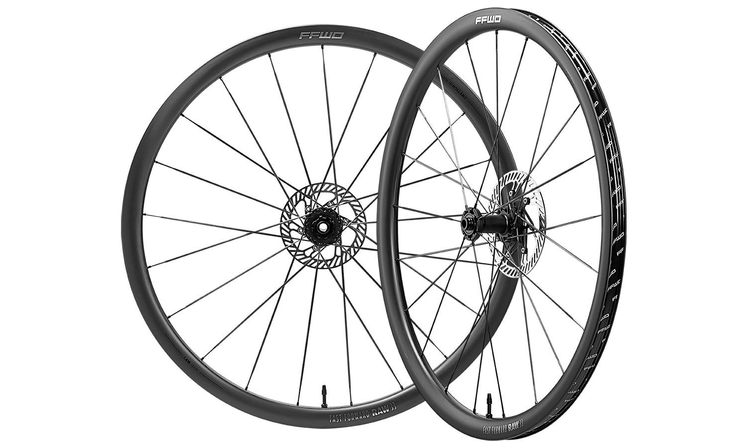 Paire de roues Sram ffwd raw33 ffc 33mm mat 12mm ta xdr