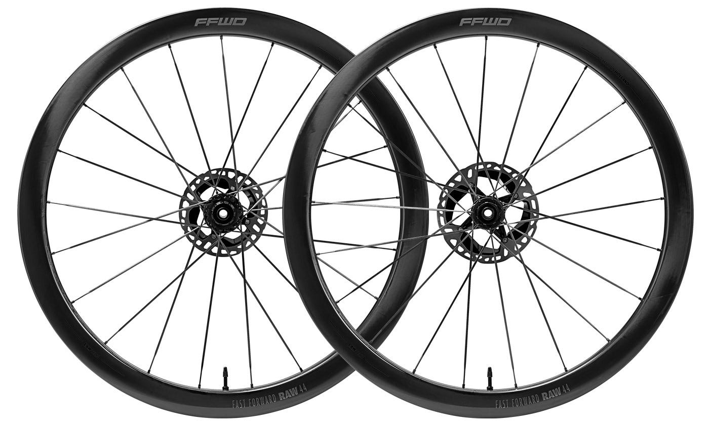 Paire de roues Sram ffwd raw44 ffc 44mm brillant 12mm ta xdr