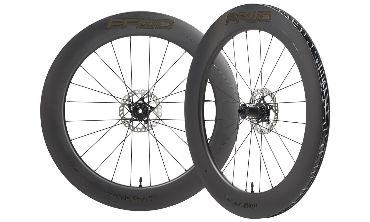 Paire de roues Sram ffwd ryot 77 ffc ffwd moyeu 24 24h n gage 2:1 xdr