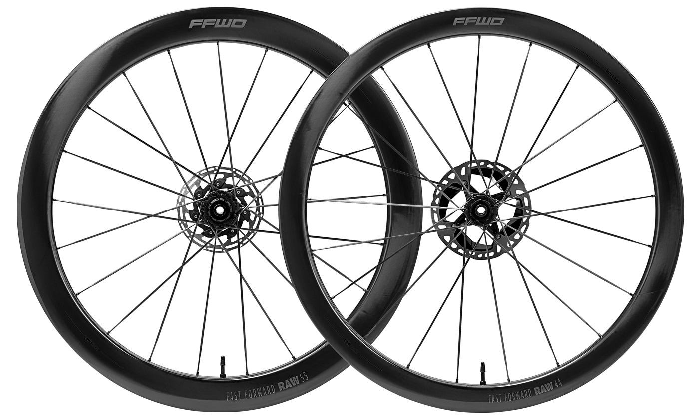 Paire de roues Sram ffwd raw 55 44 combo ceramicspeed noir brillant xdr