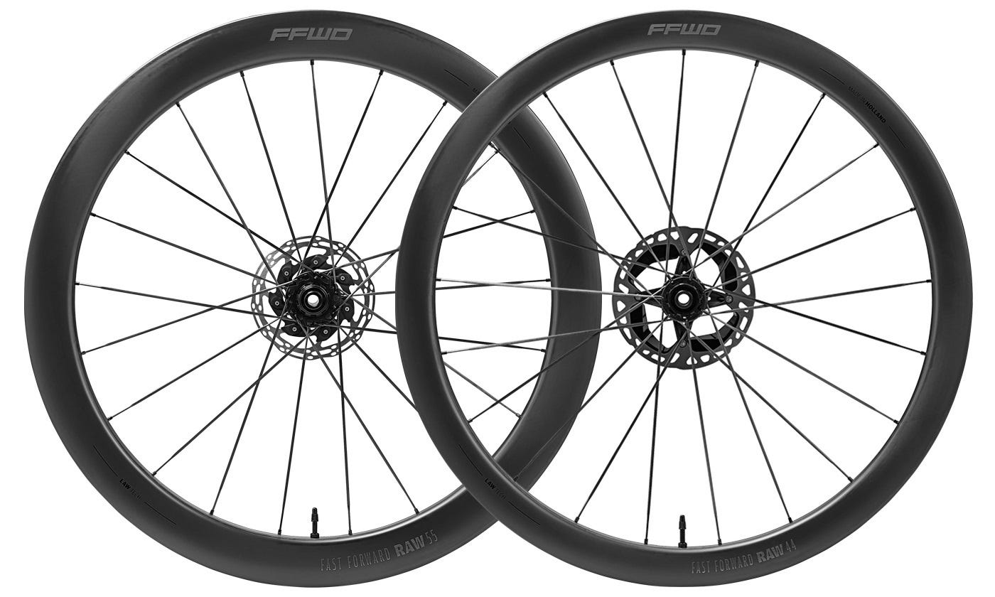 Paire de roues Sram ffwd raw 55 44 combo ceramicspeed noir mat xdr
