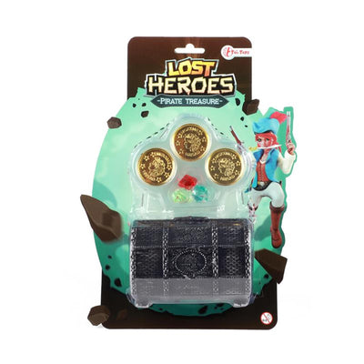 Toi-toys toitoys coffre au trésor pirate avec pièces de monnaie