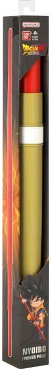 Bandai - dragon ball daima - bâton magique 120 cm - nyoibo power pole dragon ball daima - dragon ball sous licence officielle - accessoire de costume de jeu de rôle manga - jouets pour enfants de 4 ans et + - 37266