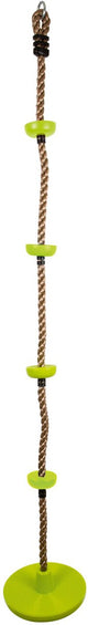 Petite corde d’escalade et balançoire 2 en 1 vert, 190cm