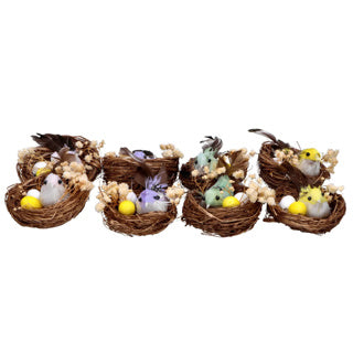 Bird's Nests 2 dans la boîte 4 Couleur d'assorti Pâques
